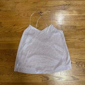 Express Silver Tank Top